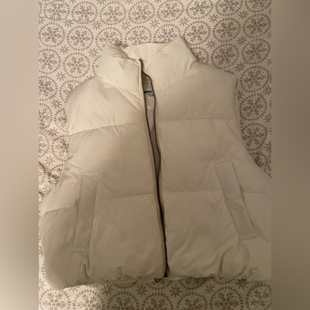 White puffer vest!